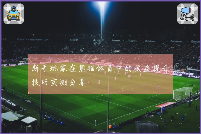 新手玩家在熊猫体育中的收益提升技巧实测分享